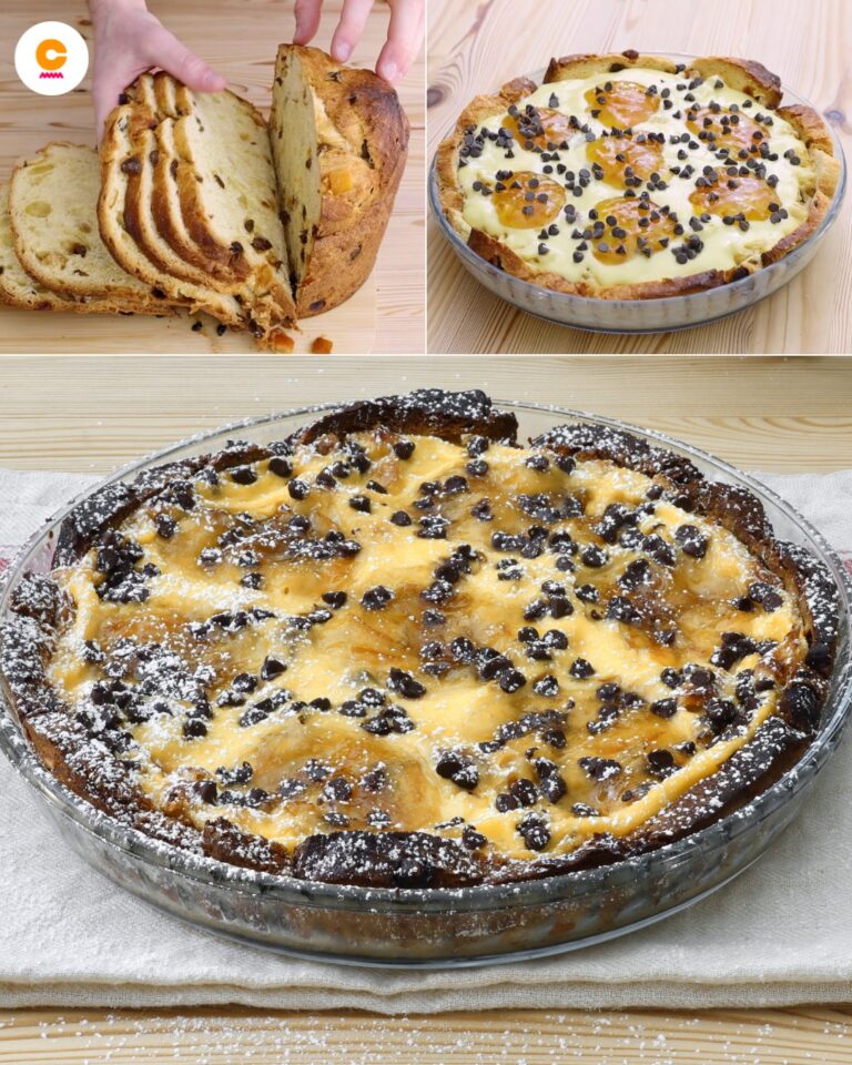 Torta di panettone: la recette facile et gourmande pour recycler le panettone avancé