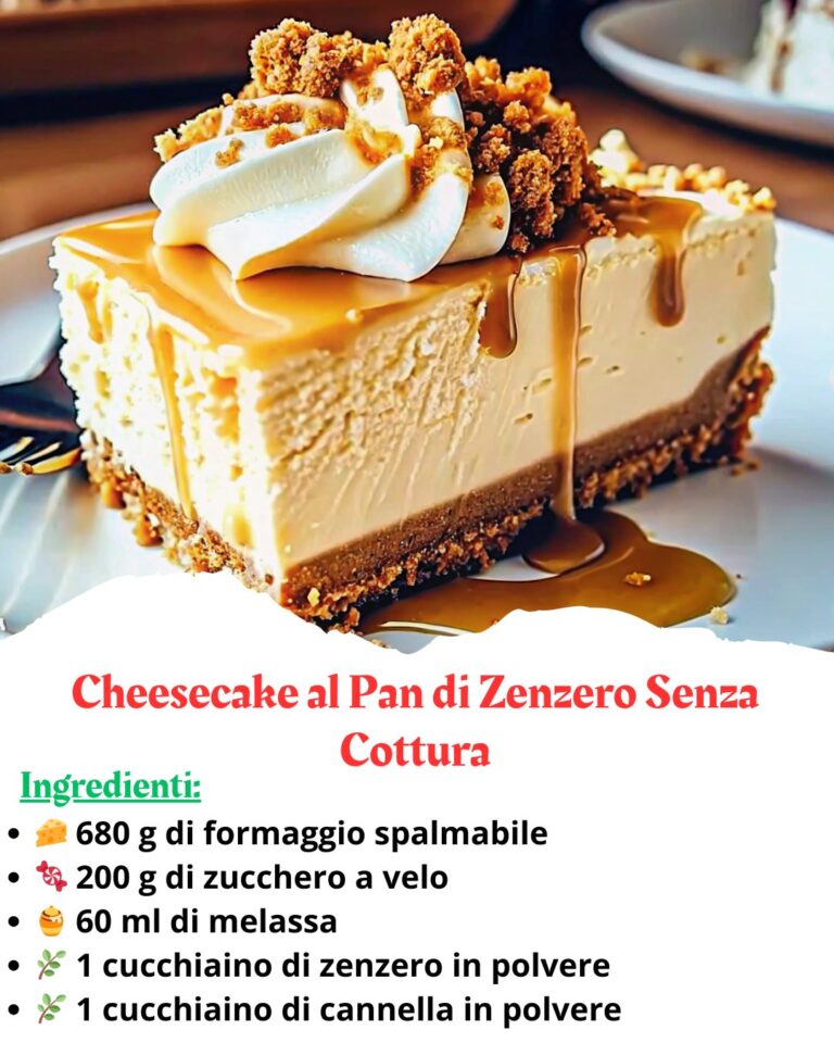 Cheesecake al Pan di Zenzero