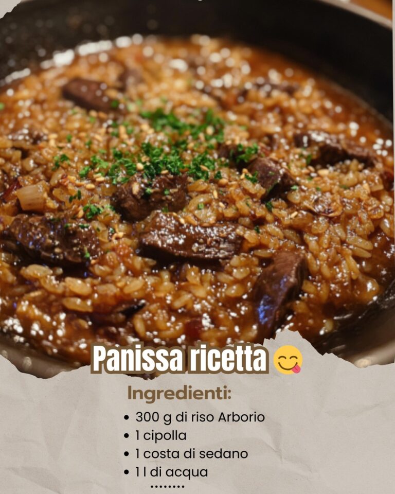 Panissa ricetta: