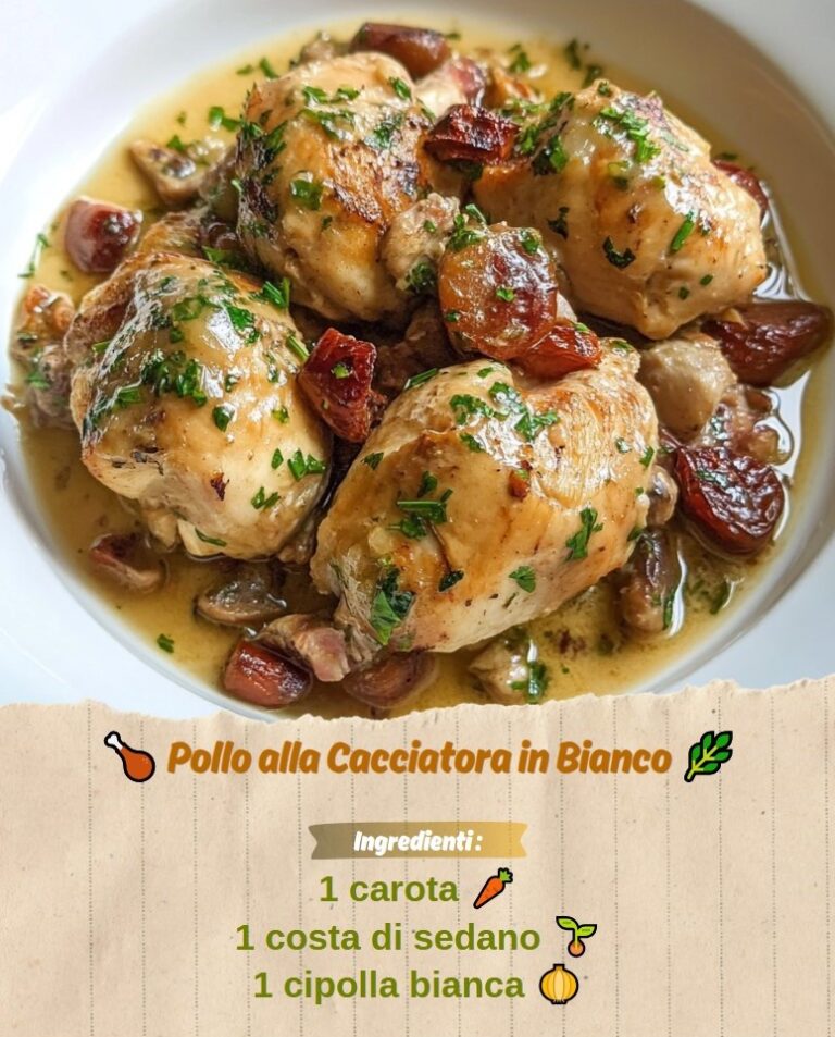 Pollo alla Cacciatora in Bianco