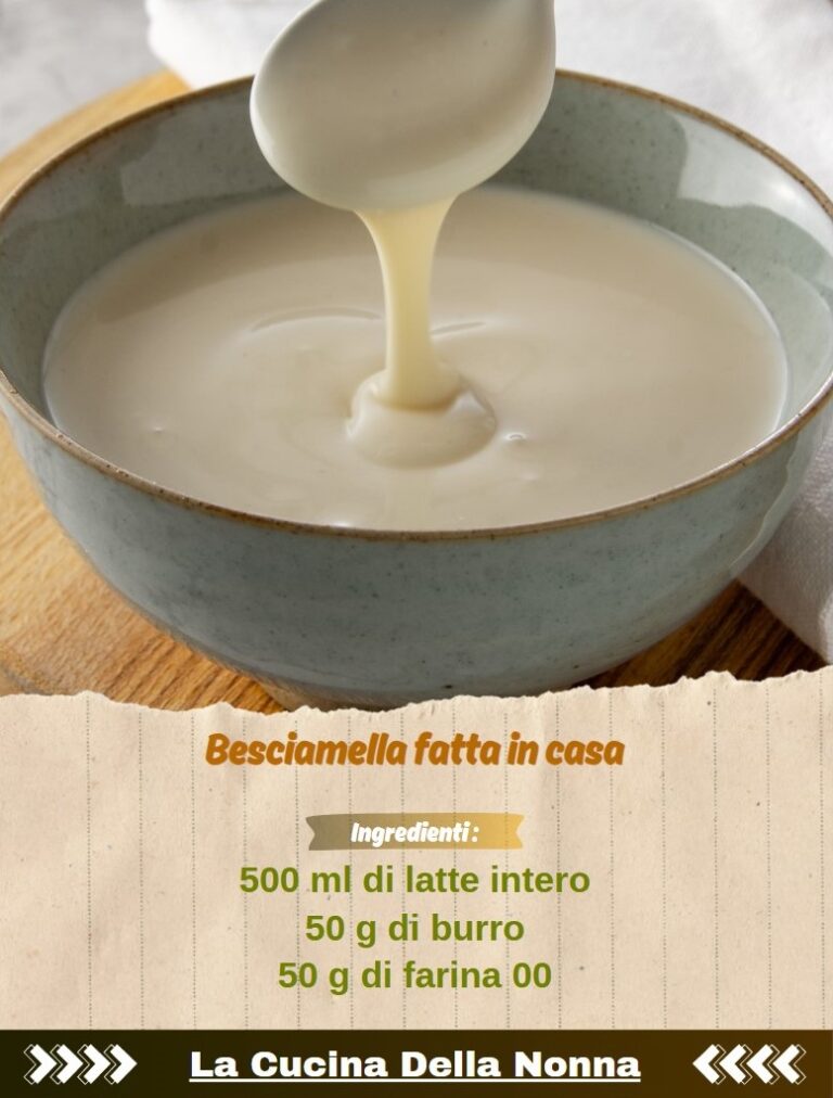 Besciamella fatta in casa
