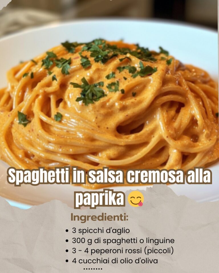 spagetti in salsa cemosa alla paprika