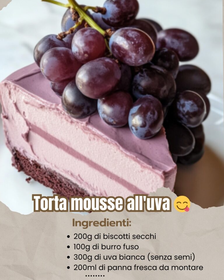 Torta Mousse all'Uva