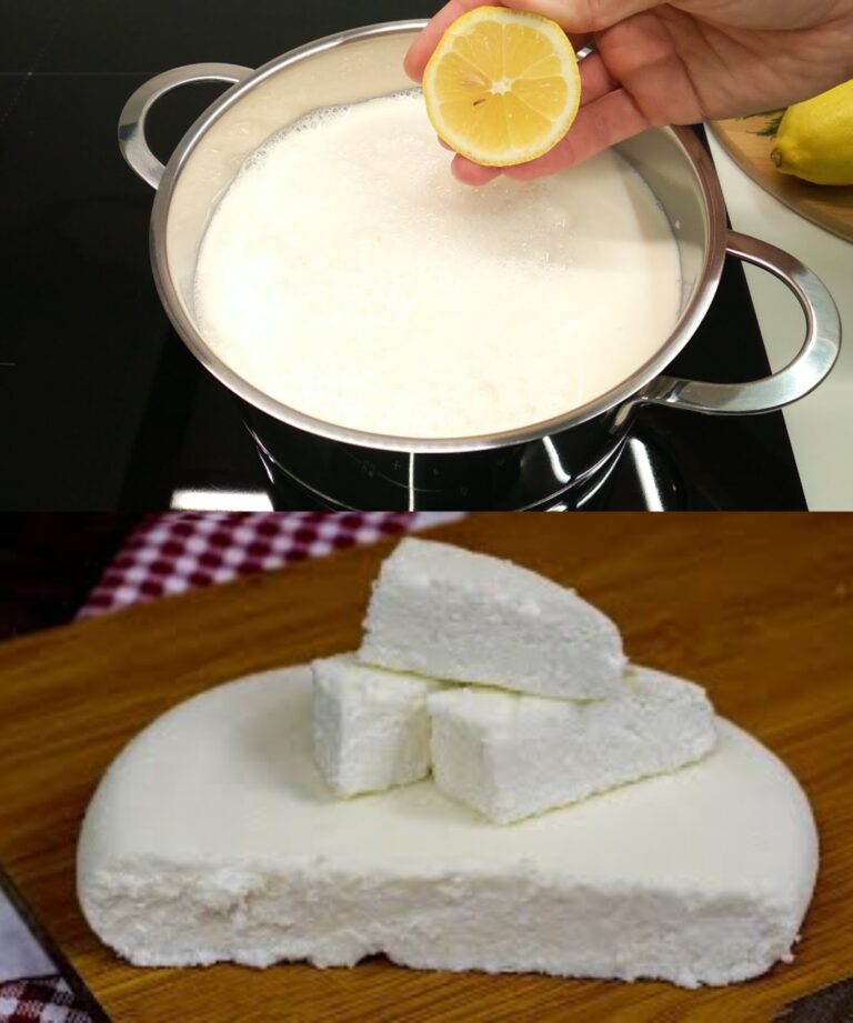 1 litro di latte, yogurt e mezzo limone è tutto ciò che serve per fare il miglior formaggio fatto in casa
