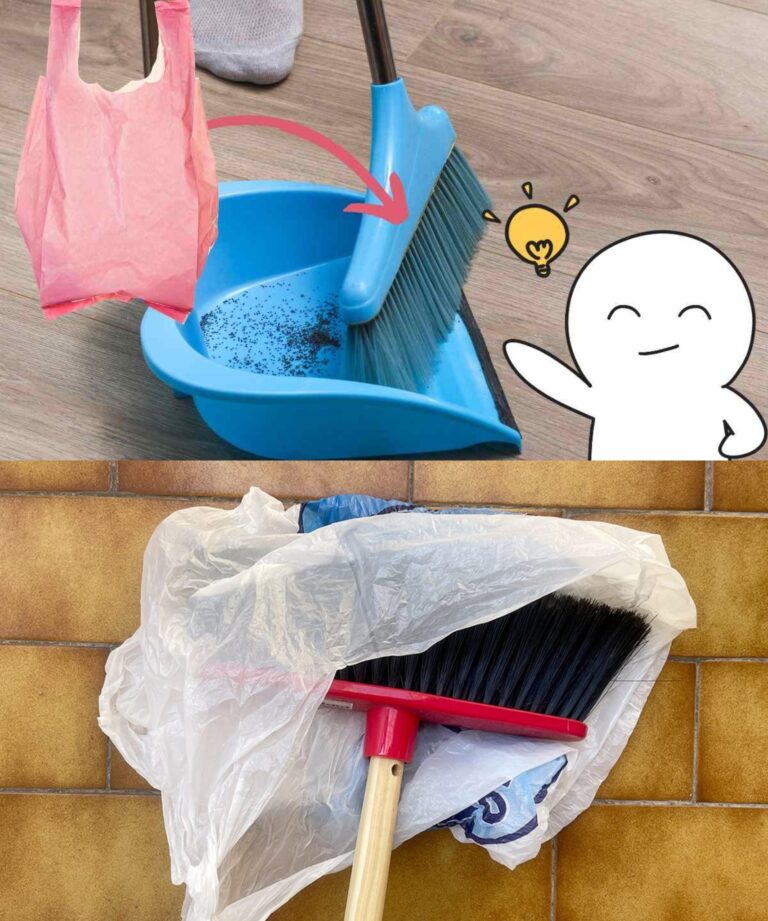 METTERE 1 SACCHETTO DI PLASTICA NELLA SCOPA: IL PAVIMENTO NON SARÀ PIÙ COME PRIMA