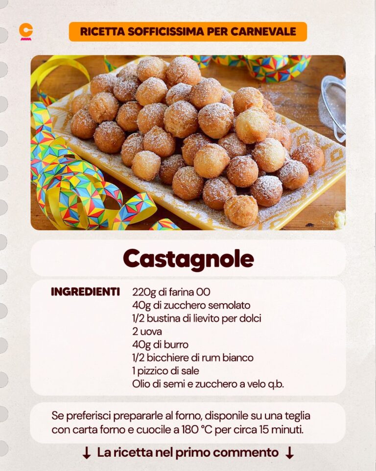 Castagnole: la ricetta veloce per farle soffici e leggere