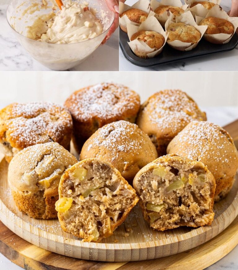 Muffin mele e noci: la ricetta dei dolcetti morbidi con una nota croccante