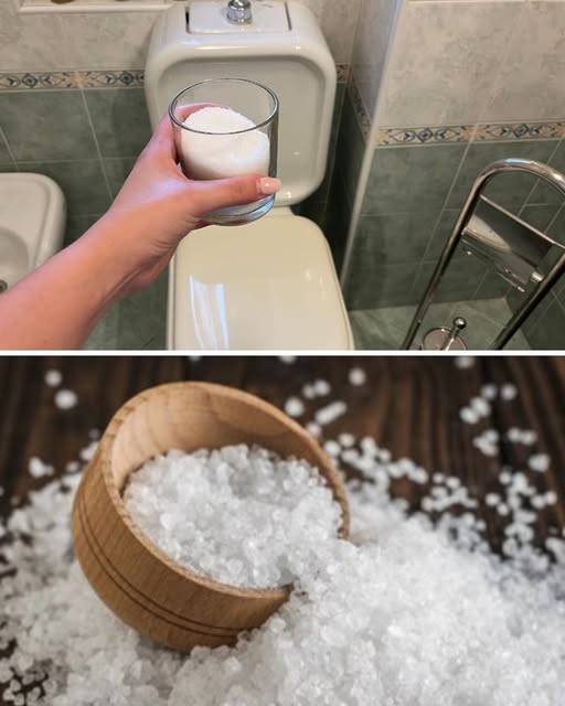 Riempite un bicchiere di sale in bagno e questi problemi in casa scompariranno