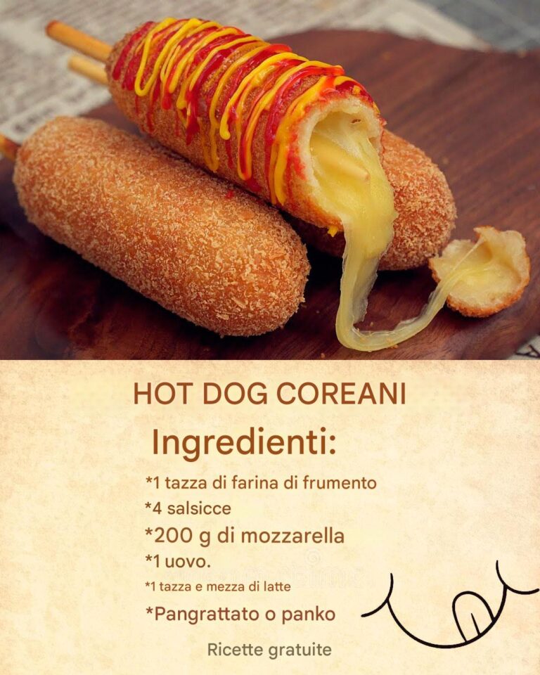 HOT DOGS COREANE CU BRÂNZĂ