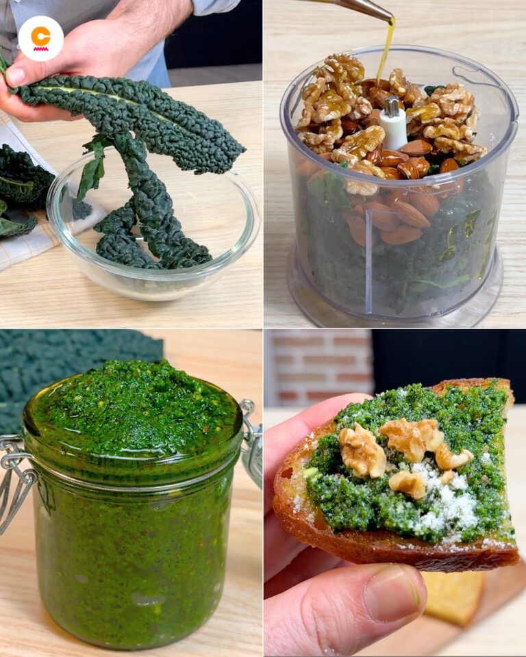 Pesto di cavolo nero: la ricetta del condimento cremoso e saporito