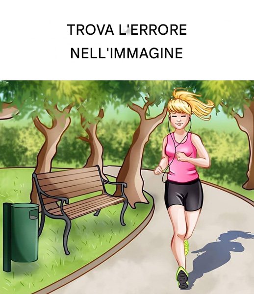 Riesci a individuare l’errore nell’immagine?