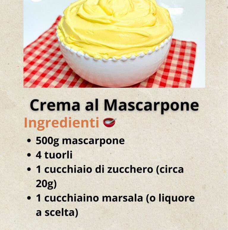 Crema al Mascarpone: La Ricetta della Preparazione Base della Pasticceria