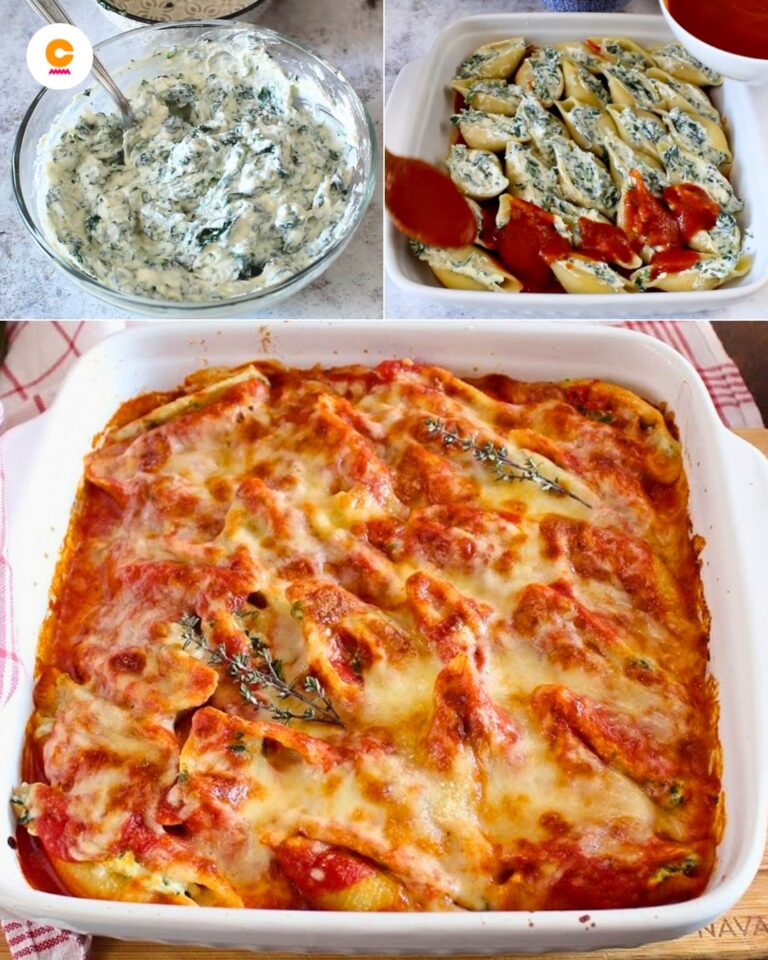 Conchiglioni ripieni al forno: un primo piatto strepitoso