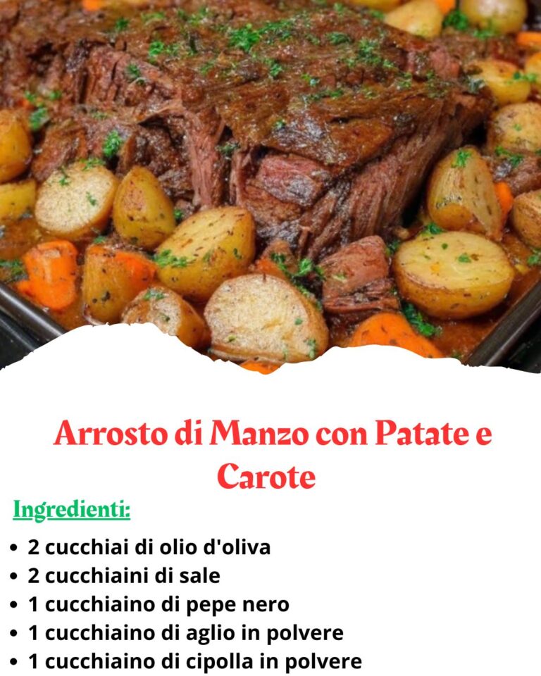 Arrosto di Manzo con Patate e Carote