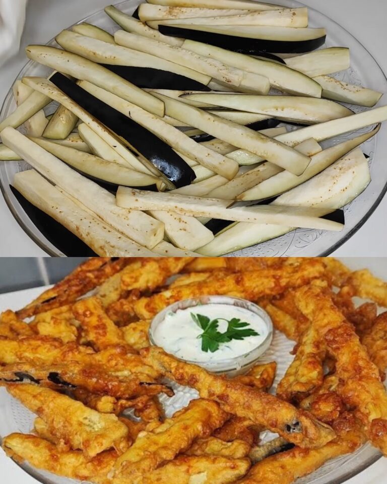Melanzane fritte croccanti con salsa allo yogurt e cheddar