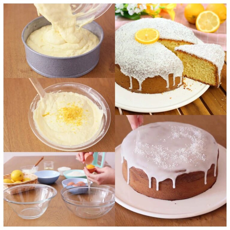 Torta di mele al limone