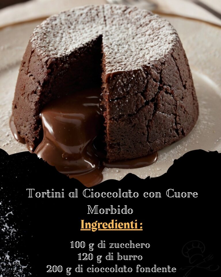 Tortini al Cioccolato con Cuore Morbido