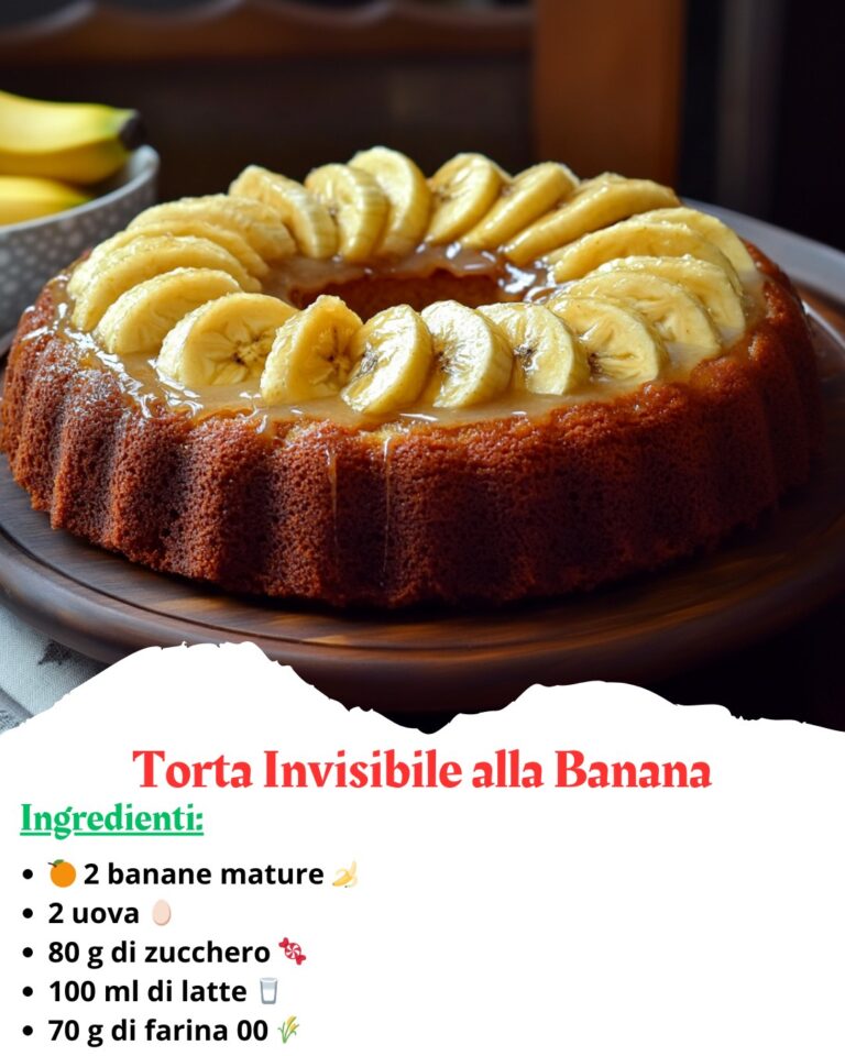 Torta Invisibile alla Banana