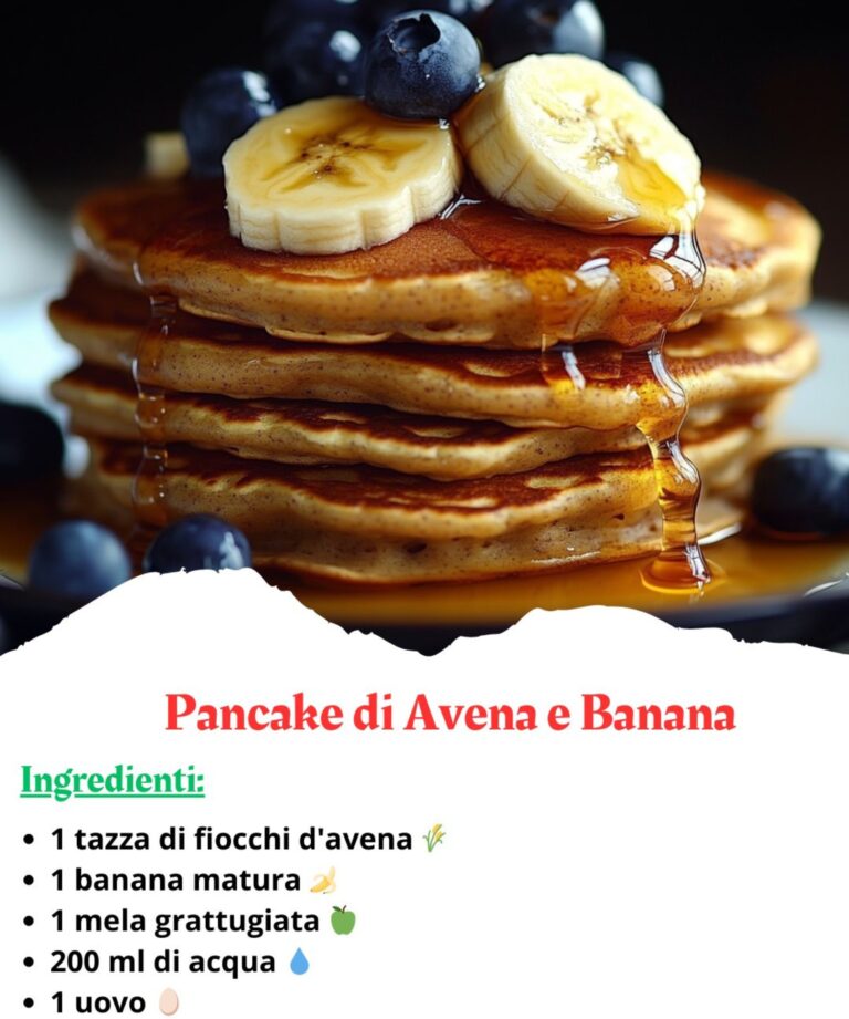 Pancake di Avena e Banana: Colazione Salutare e Leggera