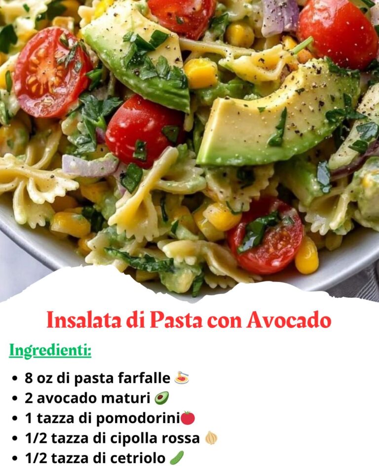 Insalata di Pasta con Avocado