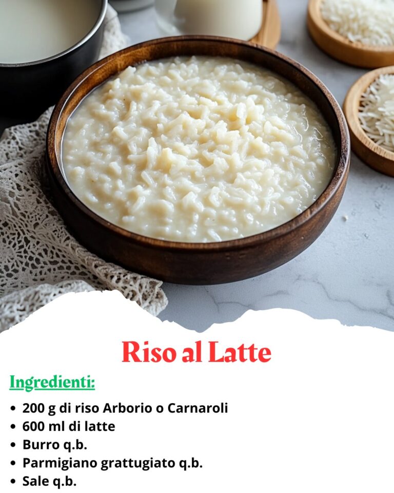 Riso al Latte – Un Primo Piatto Velocissimo e Super Gustoso!