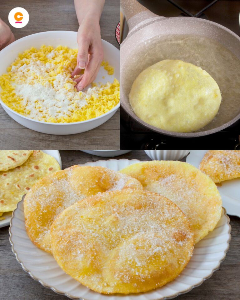 Cresciole: la ricetta delle frittelle marchigiane con gli avanzi di polenta