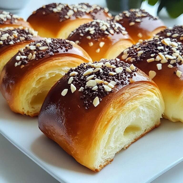  Brioches Svizzere con Crema Pasticciera e Gocce di Cioccolato