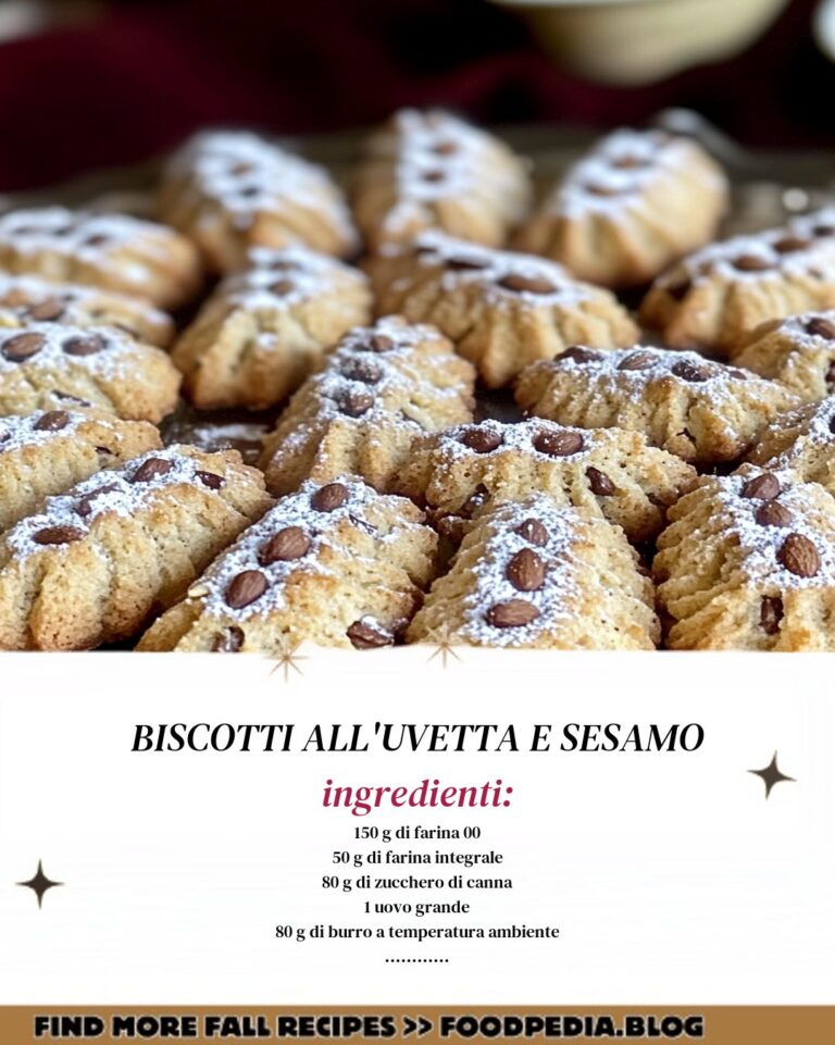 Biscotti all’Uvetta e Sesamo