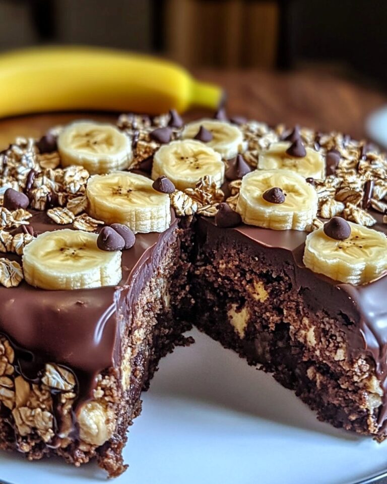  Torta di Banane, Avena e Cioccolato