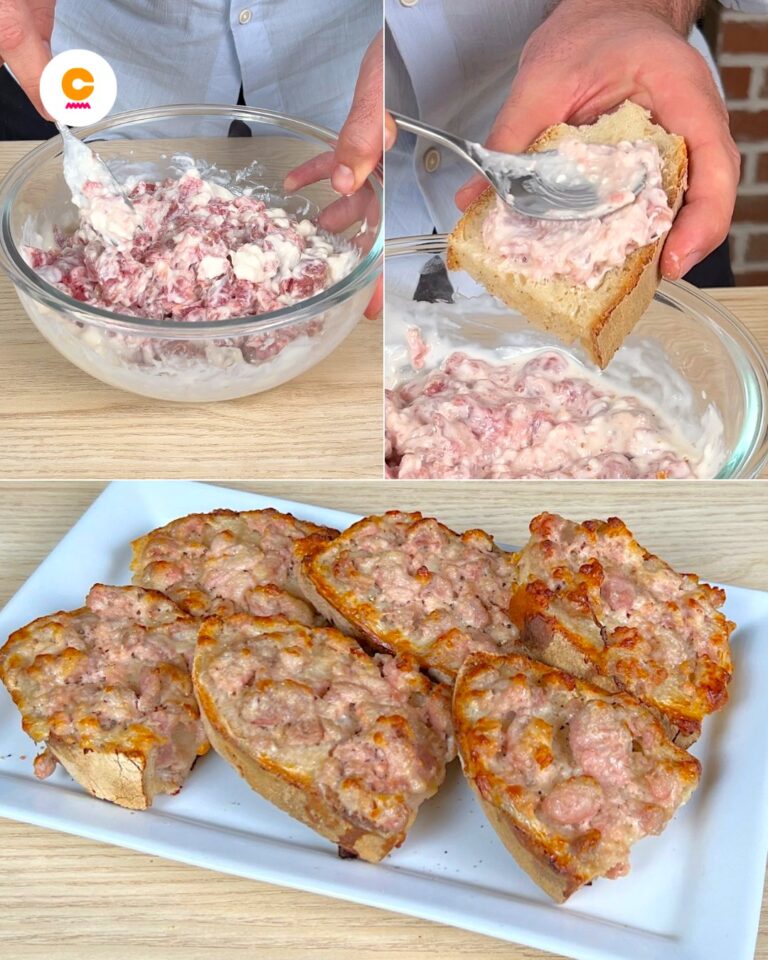Crostini salsiccia e stracchino: la ricetta delle gustose bruschette toscane