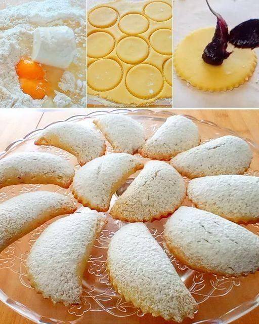 Mezzelune con marmellata: la ricetta dei biscotti buonissimi