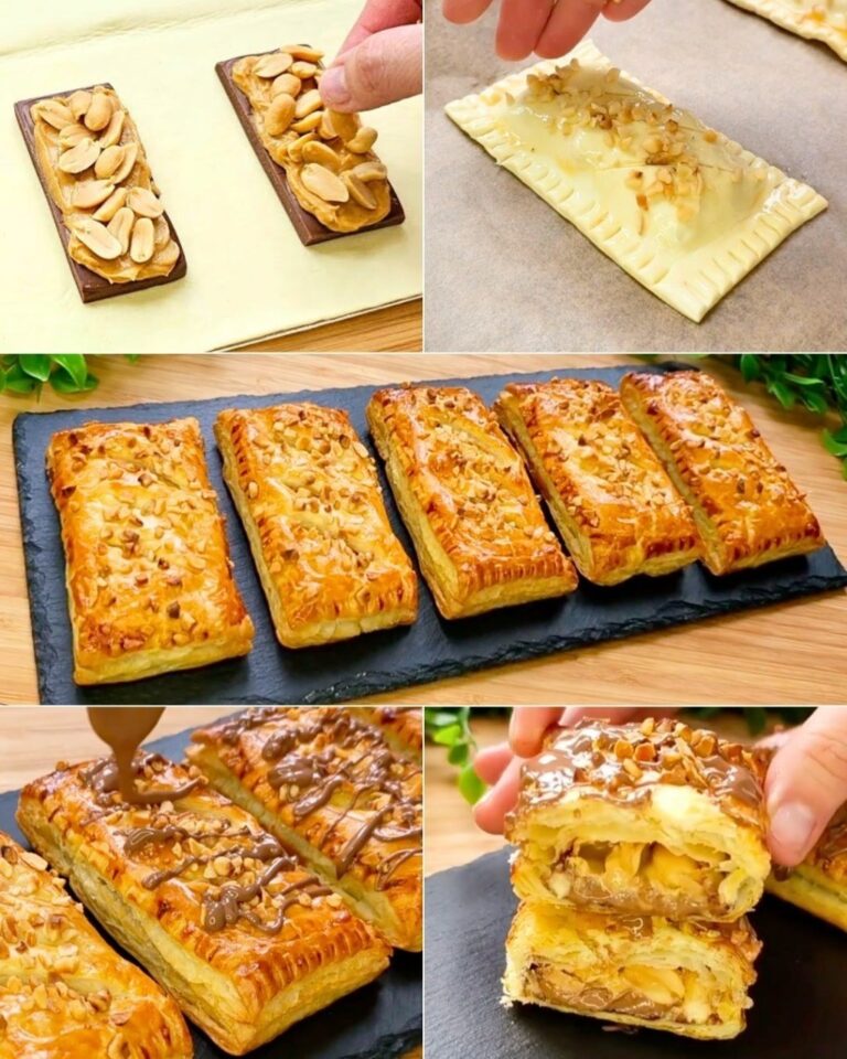 Barrette di Pasta Sfoglia Ripiene: Uno Spuntino Veloce e Delizioso