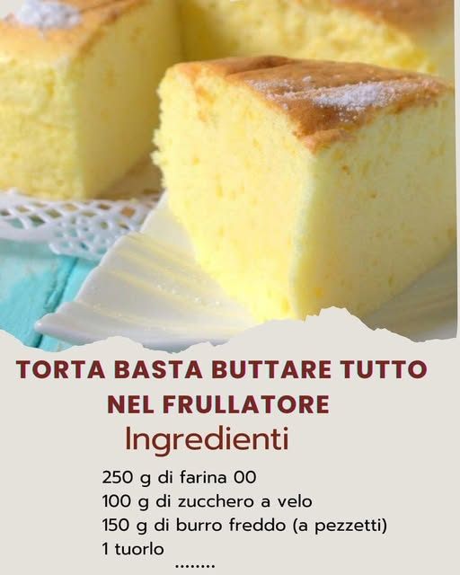 Torta Nuvola ☁️ – Soffice e Deliziosa