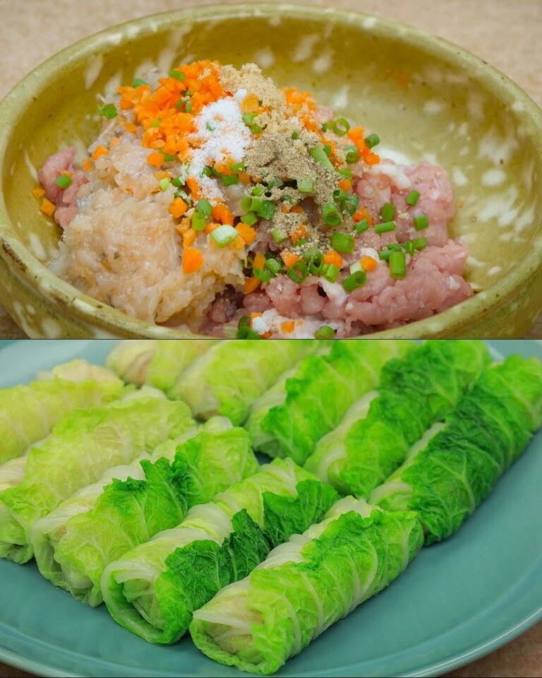 Ricetta salutare di involtini di cavolo con salsa densa | Prepara la ricetta del rotolo di cavolo cinese
