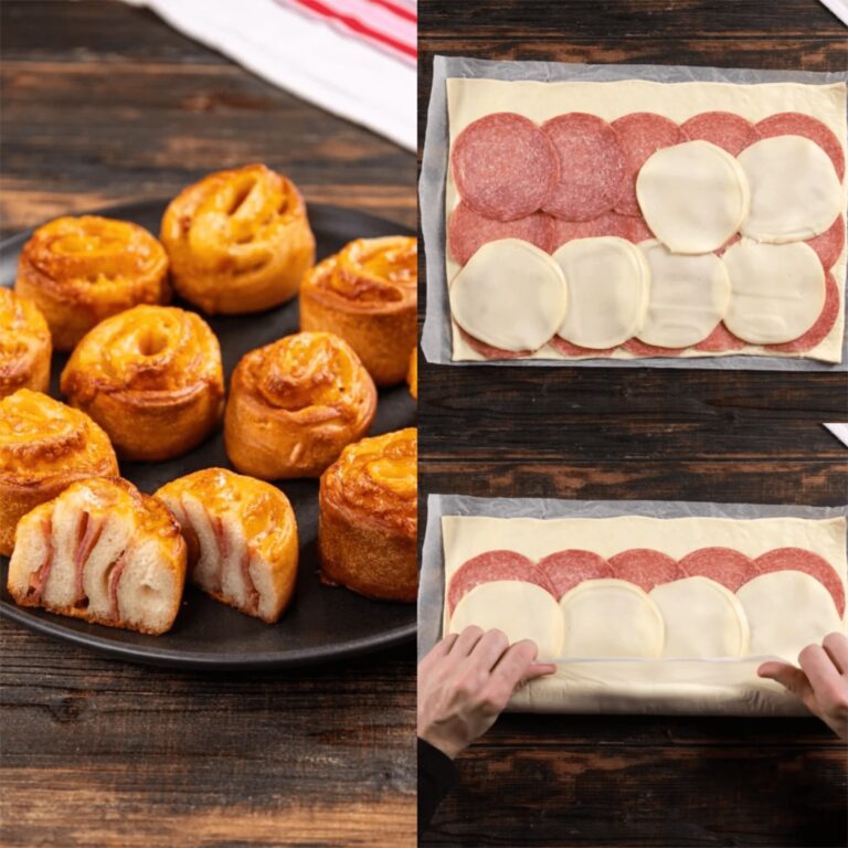 Girelle salame e formaggio