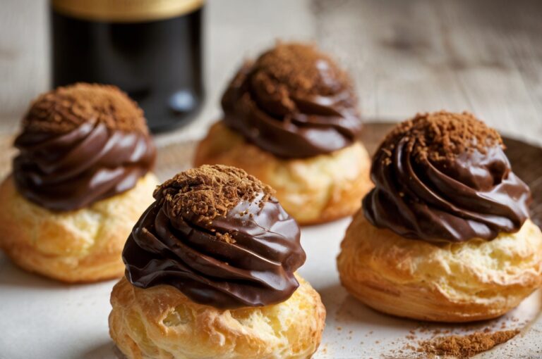 Choux al Cioccolato con Craquelin: La Golosità Ultima al Cacao