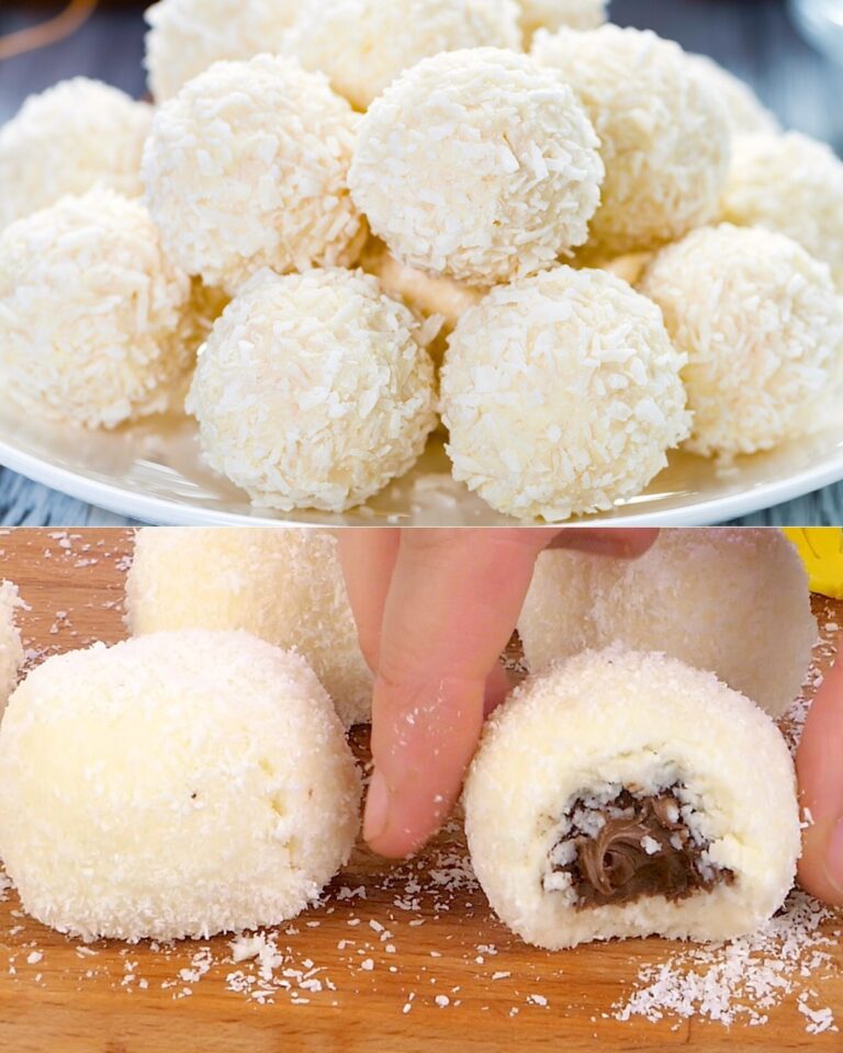 Tartufi al cioccolato e cocco: un dolce gustoso pronto in pochi minuti.