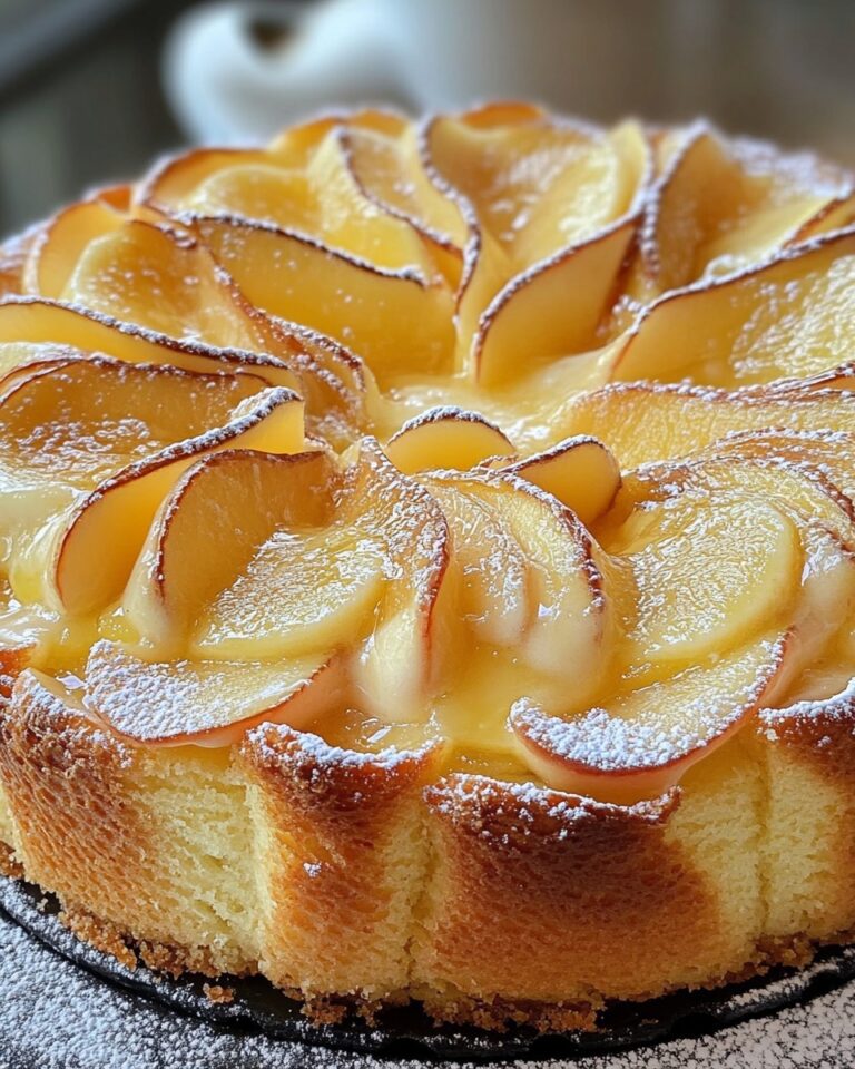 Torta di Mele con Crema Pasticcera
