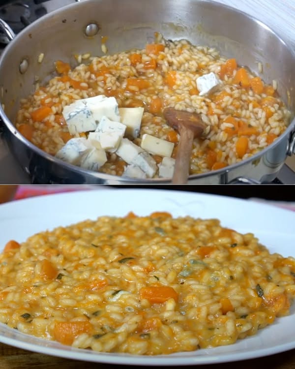 Risotto zucca e gorgonzola: la ricetta del primo piatto squisito