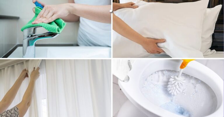 7 trucchi da hotel per pulire casa più velocemente e più a fondo