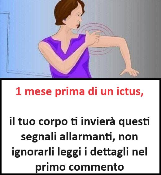 Ictus: Questi Indicatori che si Manifestano un Mese Prima