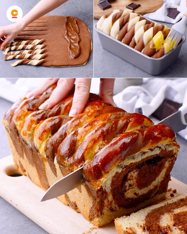 Pain brioche bicolore: la ricetta del lievitato dolce soffice e squisito