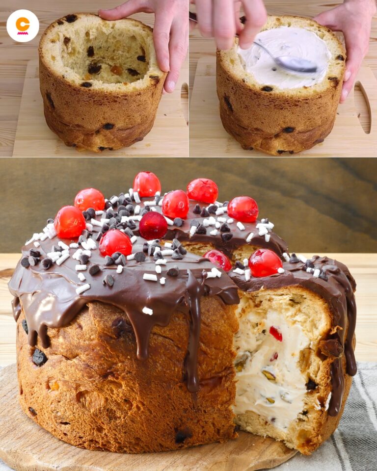 Panettone ripieno: la ricetta del dessert scenografico e delizioso
