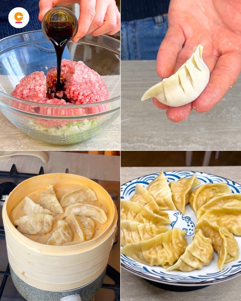 Ravioli cinesi al vapore: la ricetta