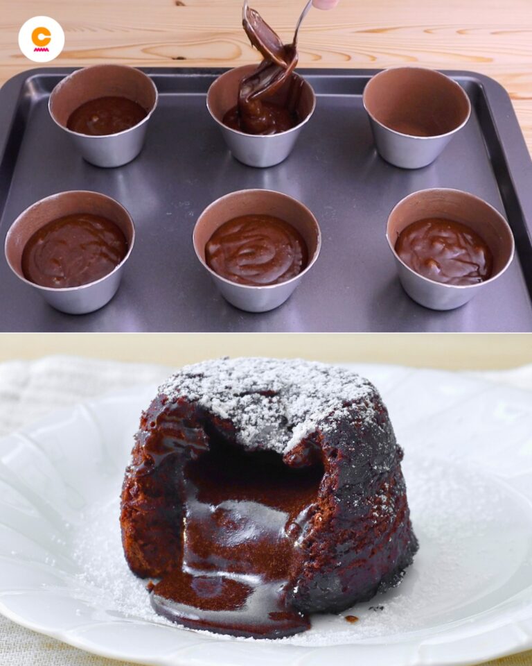 Tortino al cioccolato con cuore morbido e caldo