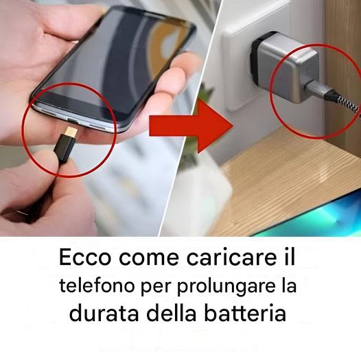 Come caricare il telefono per prolungare la durata della batteria 📱🔋
