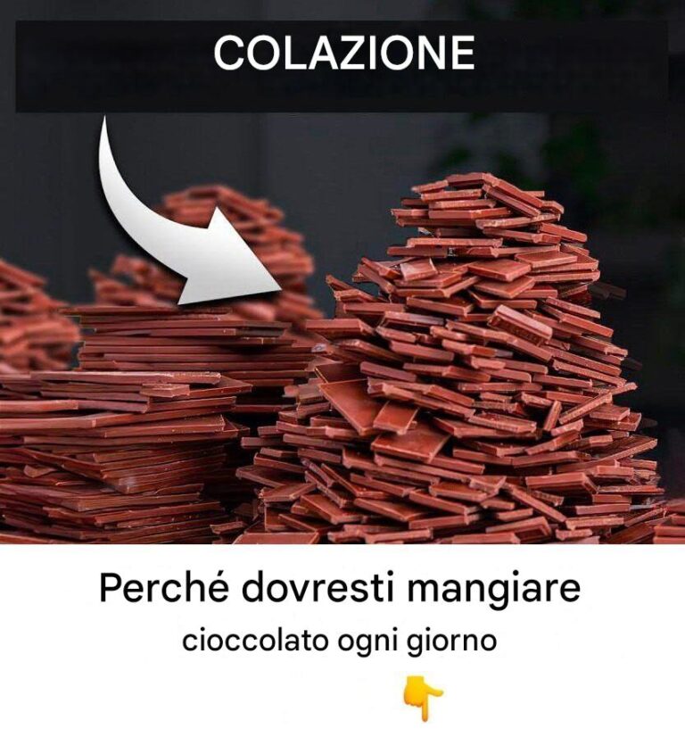 Perché mangiare cioccolato tutti i giorni?