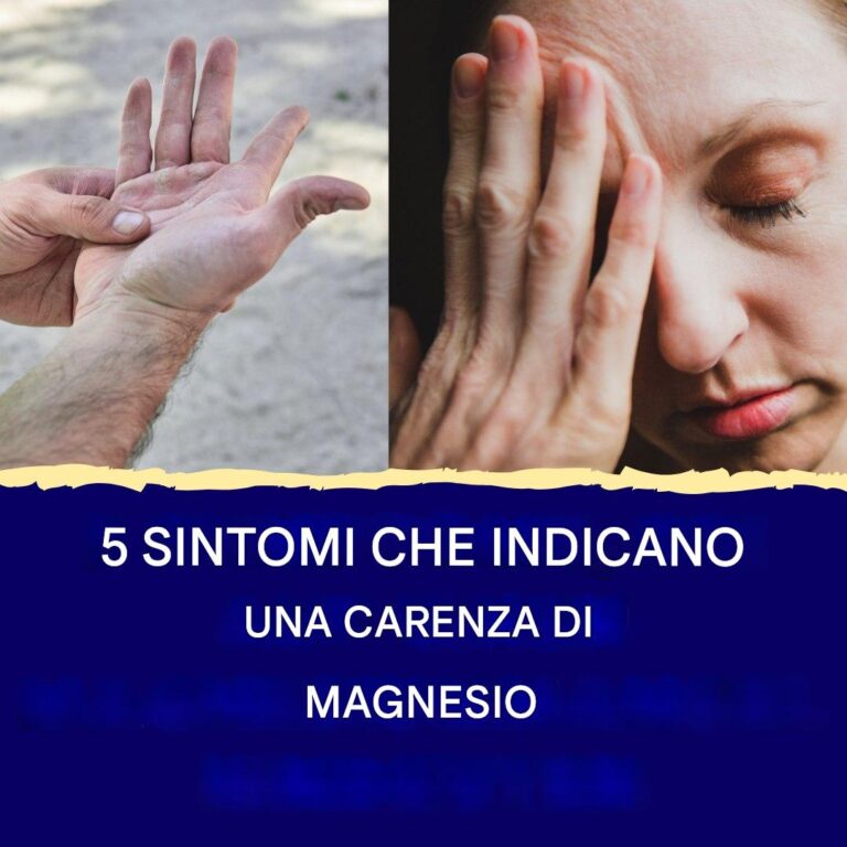 5 sintomi che indicano una carenza di magnesio