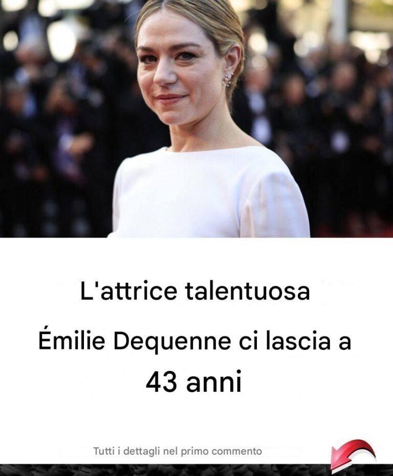 La talentuosa attrice Émilie Dequenne ci lascia all'età di 43 anni