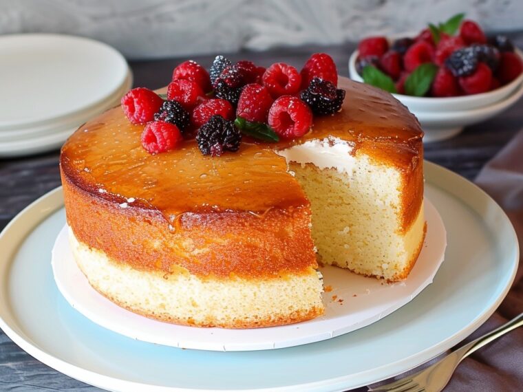 Pan di Spagna allo yogurt vegano